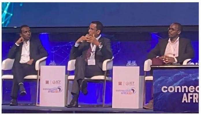Somali Ambassador Highlights ICT Development Strategy at Connected Africa Conference—Photo via: Somali National News Agency
